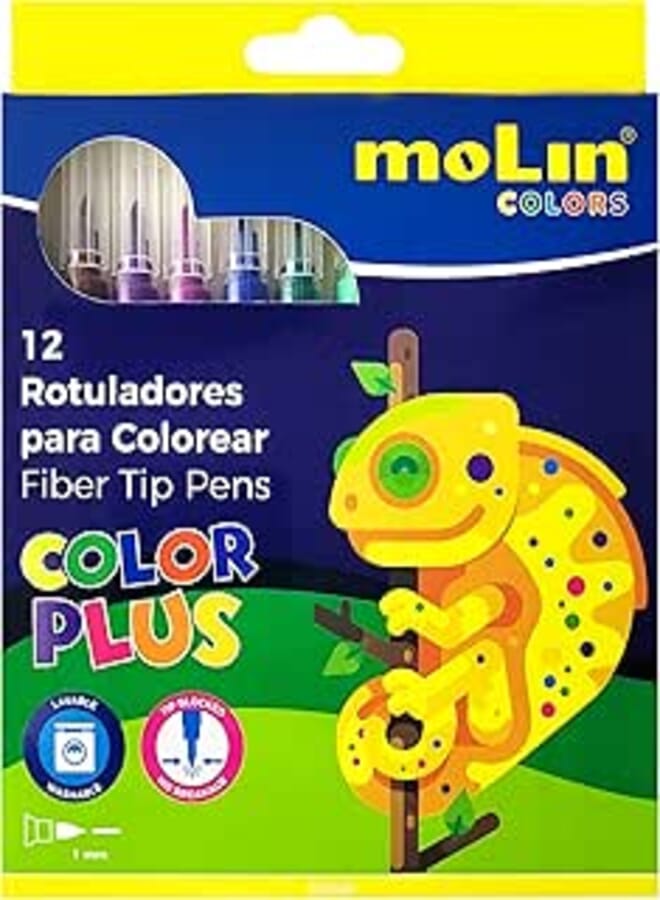 MOLIN rcp210 – 12B – Pack of 12 Pens Colouring